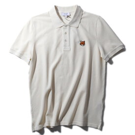 メゾンキツネ MAISON KITSUNE フォックスヘッド レギュラー ポロシャツ PM00209K NOBLE BEIGE メンズ ブランド 2026SS 2026年春夏[060330] 父の日