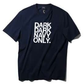 アーペーセー A.P.C. Tシャツ M26461 DARK DARK NAVY ONLY メンズ レディース 半袖 ブランド 2026SS 2026年春夏