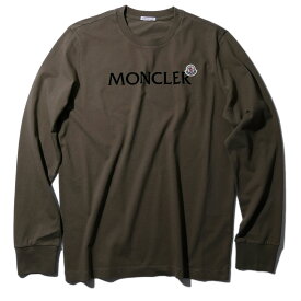 モンクレール ロングスリーブTシャツ 8D00009 823 カーキ MONCLER メンズ ロンT 長袖 2026SS 2026年春夏