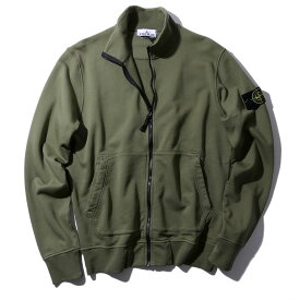 ストーンアイランド トラックジャケット 6100063 V005Gミリタリーグリーン STONE ISLAND スウェット ORGANIC COTTON FLEECE メンズ ブランド 2026SS 2026年春夏