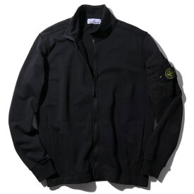 ストーンアイランド ユーティリティーポケット付きトラックジャケット 6100018 V0029ブラック STONE ISLAND スウェット ORGANIC COTTON FLEECE メンズ ブランド 2026SS 2026年春夏
