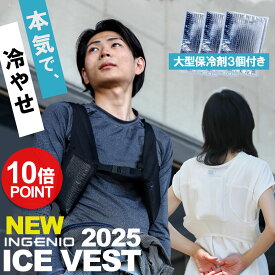 【楽天1位★ポイント10倍】アイスベスト 男女兼用 2025年モデル 冷却ベスト 保冷剤3個セット 熱中症対策グッズ メンズ レディース 大きいサイズ 冷感ベスト 熱中症対策キット クールベスト アイスパック 大口可 倉庫 長時間 冷やす 暑さ対策 厨房 清掃 農業 袈裟 介護