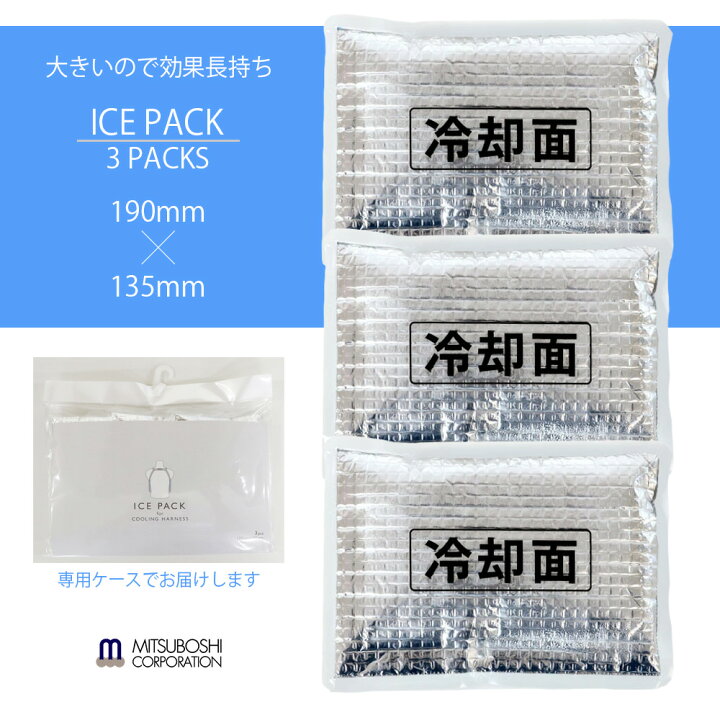 楽天市場】大型保冷剤 3個セット アイスパック 冷却 長時間持続 熱中症 