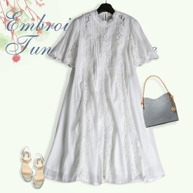 楽天市場 ヴィンテージ 柄刺繍 ワンピース レディースファッション の通販