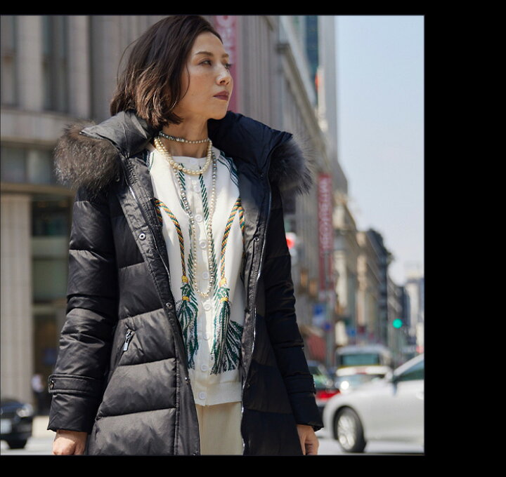 楽天市場 8 Offクーポン配布中 ダウンコート レディース ロング きれいめ 大きいサイズ ダウンジャケット コート ラクーンファー アウター ロング丈 ダウン90 秋冬 S M L Xl 2xl 30 40 50 代 オリジナル No 9 513 送料無料 ｌａ ｍｏｄｅ