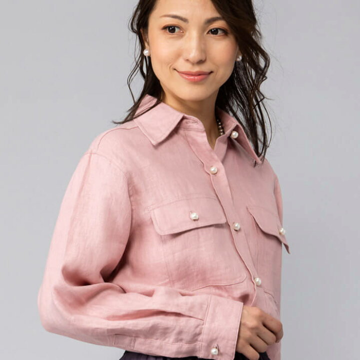 楽天市場】【10％OFFクーポン配布中】 リネン シャツ レディース 
