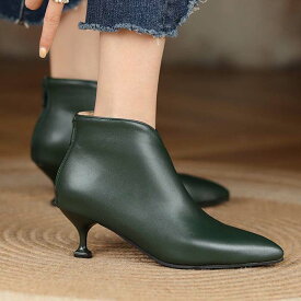 ブーツ ショートブーツ ブーティー ローヒール ブーティ とんがり 20.5cm 21cm 21.5cm 22cm 22.5cm 23cm 23.5cm 24cm 24.5cm 25cm 25.5cm 26cm 26.5cm 27cm 27.5cm 28cm 28.5cm 29cm 小さいサイズ 大きいサイズ