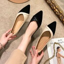 【2000円OFF クーポン配布中】パンプス とんがり ぺたんこ チャンキーヒール 19.5cm 20cm 20.5cm 21cm 21.5cm 22cm 22.5cm 23cm 23.5cm 24cm 24.5cm 25cm 25.5cm 26cm 26.5cm 27cm 27.5cm 小さいサイズ 走れる 大きいサイズ