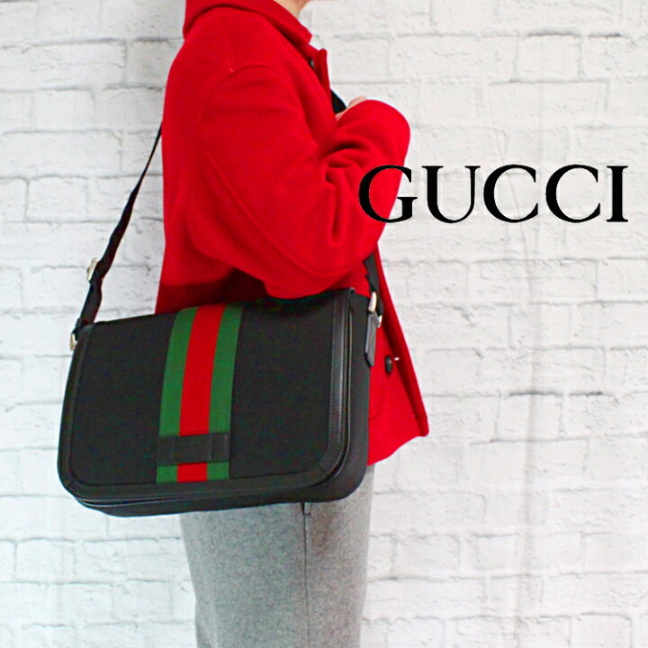 楽天市場】GUCCI グッチ バッグ メンズ メッセンジャーバッグ 