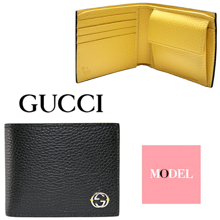 楽天市場】GUCCI グッチ 財布 メンズ 二つ折り財布 折りたたみ財布 