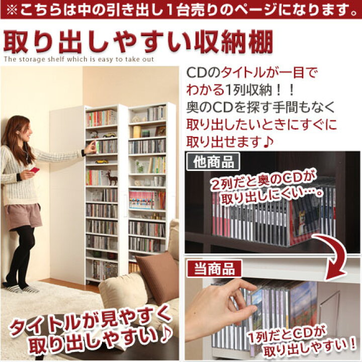 楽天市場】CDラック CD収納 DVDラック DVD収納 木製 棚 ラック CD収納 