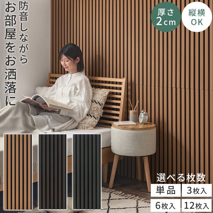 楽天市場】吸音パネル ウッド 防音シート 壁 防音 吸音材 リブ パネル 