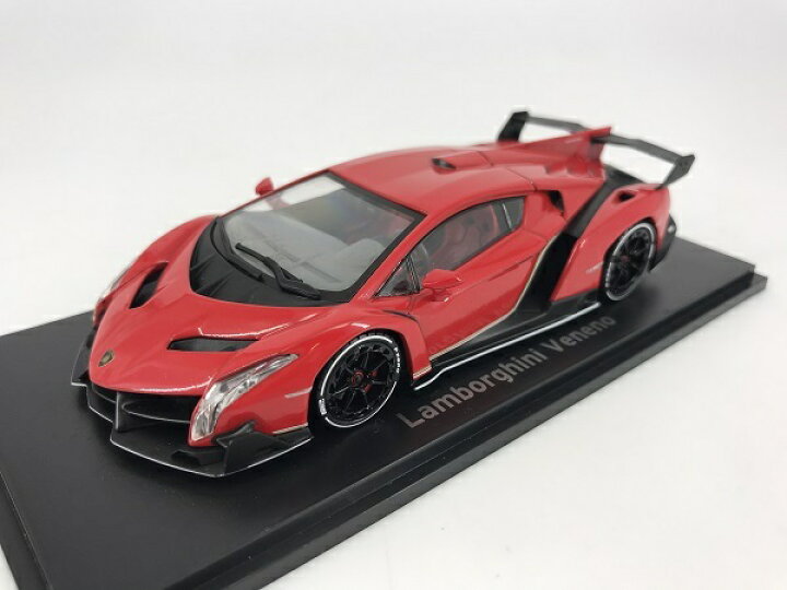楽天市場】京商製 1/43 ランボルギーニ ヴェネーノ（レッドパール  