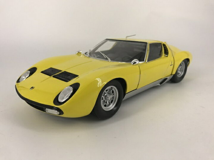 楽天市場】京商製 1/18 ランボルギーニ ミウラ P400SV (イエロー 
