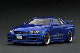 イグニッションモデル製　1/18TRUST GReddy 34RX (ブルーメタリック)イグニッションモデル製　IG3226