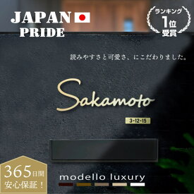日本製【ご注文後の図案確認あり！楽天ランキング1位受賞】表札 ステンレス おしゃれ 戸建 門柱 機能門柱 オスポール LIXIL 玄関 ポスト リクシル hl8型 シール【エクリチュール デザイン1】