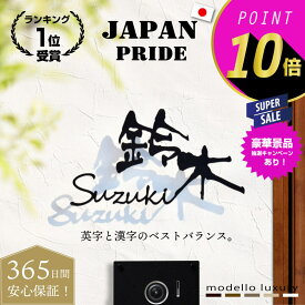 ＼クーポン利用で1,000円OFF！& P10倍！／【ご注文後の図案確認あり！】表札 ステンレス【ラ・モード リザーラ】【スピード配送】3mm厚 5mm厚 アイアン調 ネームプレート 戸建て おしゃれ 切り文字 ローマ字 漢字 国内生産 日本製
