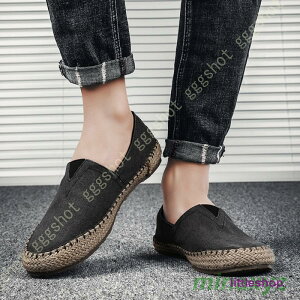 エスパドリーユ 春夏 ジュート レディース フラットシューズ ぺたんこ スニーカー スリッポン チェック柄 メンズ 夏 キャンバス 軽量 バレエシューズ 無地