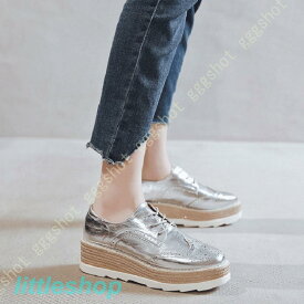 オックスフォードシューズ おじ靴 レディース レースアップ 大きいサイズ ローファー 学生 厚底 ローヒール パンプス 小さいサイズ 歩きやすい 太ヒール