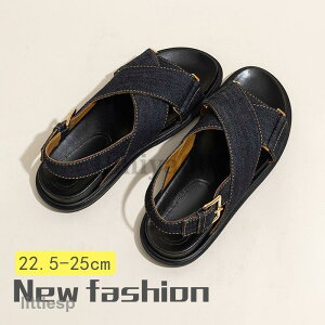 サンダル 厚底 レディース スポーツサンダル シューズ 歩きやすい 幅広 シンプル 軽量 コンフォートサンダル 大きいサイズ 大 疲れない