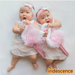 スワン/ベビークッション/レース付き/白鳥/ぬいぐるみ/赤ちゃん/北欧インテリア/部屋飾り/撮影小物/ディスプレイ用/キッズルーム/プレゼント