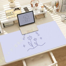 PUレザー デスクマット 超大型 テーブルマット マウスパッド 防水防汚 清潔やすい 滑り止めデスクマット 書き心地がよい リバーシブル ゲーミングマウスパット