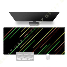 ゲーミングマウスパッド 超大型 大きいサイズ 柔らかい おもしろい デスクマット 滑り止め マウスパッド 防水耐久 マウスパッド 幾何柄 ゲーミング