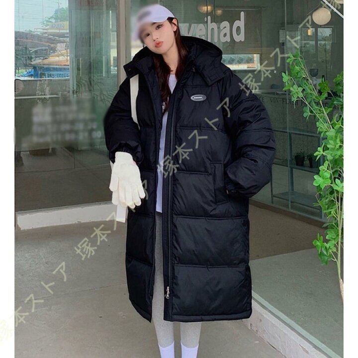 楽天市場】レディース ダウンジャケット 冬 防寒服 防風 アウトドア ロングコート ロング丈 厚手 ダウンコート ダウン フード付きコート アウター 大人 ファー コート : モードナチュレ楽天市場店 [PAVY] n/a 冬黒大型ダウンジャケット女性のための厚く暖かいコート男性のフード付きパーカー