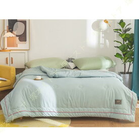 肌掛け布団 夏用 ふとん がけ布団 薄い 気持ち良い肌触り クールケット 接触冷感 吸湿速乾 マイクロソフト中わた 防ダニ 洗える キルトケット 暑さ対策