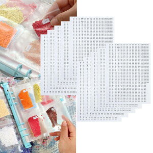 DMC Floss Numero Adesivi Classificazione Etichette Lettere Strumento P
