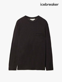 icebreaker アイスブレイカー｜U MERINO 150 LS POCKET TEE #EB [IT62371] U メリノ 150 ロングスリーブ ポケット ティー（ユニセックス）