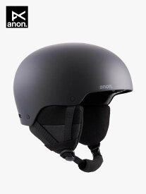 ANON アノン｜Raider 3 Round Fit Ski&Snowboard Helmet #Black [215231] レイダー 3 ラウンドフィット スキー&スノーボード ヘルメット