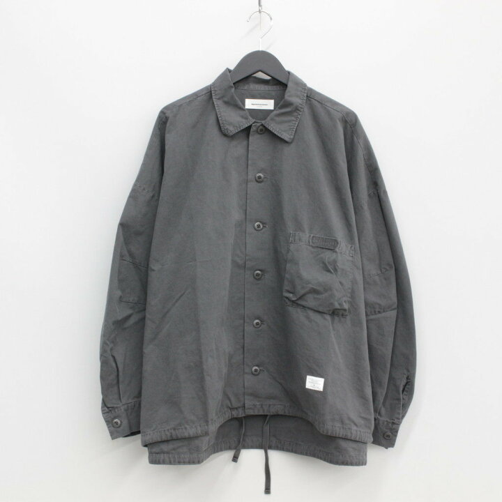 楽天市場】MAGIC STICK | BOXY DYED SHIRT #FADED GREY [23AW-MS8-009 