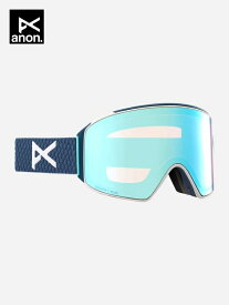 ANON アノン｜23/24モデル M4 Cylindrical Goggles +Bonus Lens+MFI Face Mask #Nightfall/Perceive Variable Blue [203401] M4 ローブリッジフィット ゴーグル（シリンドリカル）+ ボーナスレンズ + MFIフェイスマスク