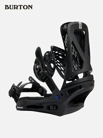 BURTON バートン｜23/24モデル Men's Burton Genesis Re:Flex Snowboard Bindings #Black [105471] メンズ ジェネシス Re:Flex スノーボードバインディング