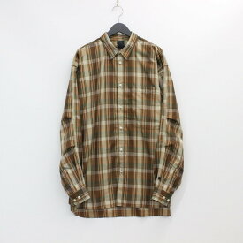 DAIWA PIER39 | TECH REGULAR COLLAR SHIRTS L/S PLAIDS #BROWN CHECK [BE-85022W]