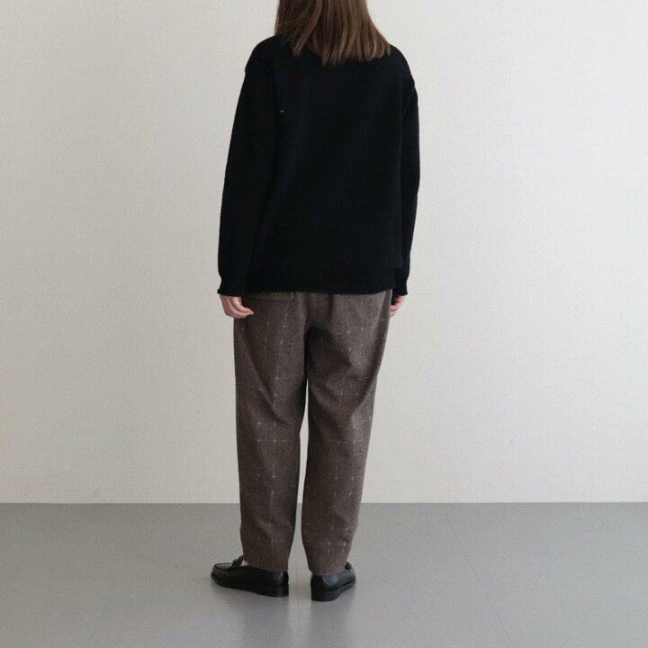 楽天市場】Dulcamara｜ファジーチェックイージースラックス #Beige 