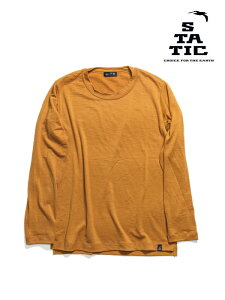 STATIC X^eBbNbWomen's RAW L.W. L/S SHIRTS #Yamabuki [100823] [ LW L/S Vc fB[X