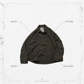 GOOPiMADE | 「GNV-13」 SOFTBOX Wide Pocket Shirt #Rusty Iron [GOOPI-23SS-JAN-01]