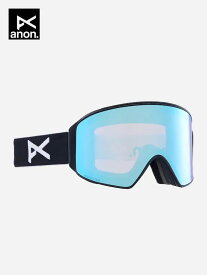 ANON ｜23/24モデル M4 Cylindrical Goggles +Bonus Lens+MFI Face Mask #Black/Perceive Variable Blue [203401]