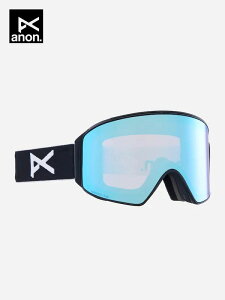 ANON b23/24f M4 Cylindrical Goggles +Bonus Lens+MFI Face Mask #Black/Perceive Variable Blue [203401]