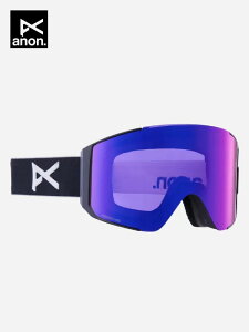 ANON b23/24f Sync Low Bridge Fit Goggles+Bonus Lens #Black/Perceive Sunny Red [215081]