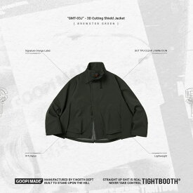 GOOPiMADE | TBPR | 「GMT-03J」 3D Cutting Shield Jacket #BREWSTER GREEN [GOOPI-23AW-DEC-TBPR-03]