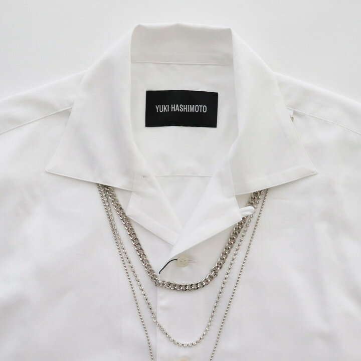 楽天市場】YUKI HASHIMOTO｜NECKLESS ATTACHED OPEN COLLAR SHIRTS 