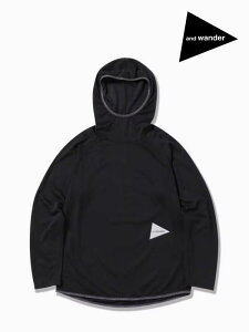 and wander �A���h�����_�[�bWomen's power dry jersey LS hoodie #010/black [4164133] �p���[�h���C�W���[�W LS �t�[�f�B�i���f�B�[�X�j
