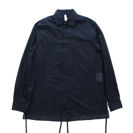 SOSHIOTSUKI｜THE KIMONO BREASTED SHIRT #black [S24SS02SH-C]