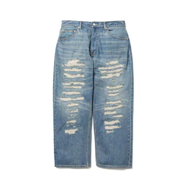 楽天市場】F-LAGSTUF-F｜BORO BAGGIE DENIM PANTS #INDIGO [24SS-FS-04 