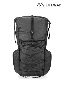LITEWAY CgEFCbBIGGIE PACK ULTRA 45L (Ultra200X) #Black [big ult ply blk] rM[pbN Eg