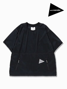 and wander �A���h�����_�[�bWomen's PERTEX wind T #010/black [4121113] �p�[�e�b�N�X�E�C���hT (���f�B�[�X)
