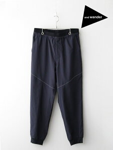 and wander �A���h�����_�[�bWomen's stretch rip pants #121/d.navy [4152297] �X�g���b�`���b�v�p���c(���f�B�[�X)
